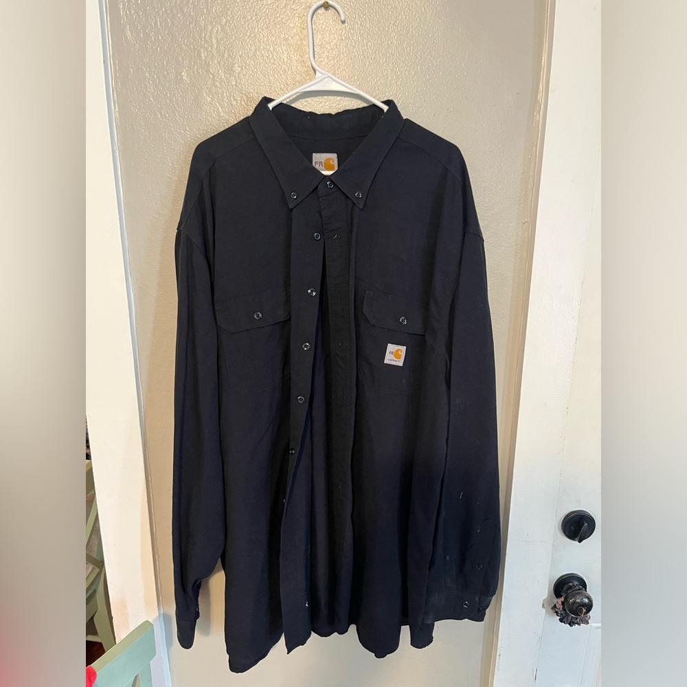 Carhartt 4XL Flame Resistant Button Down Shirt